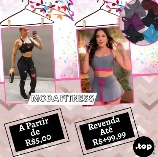 moda fitness na feirinha da madrugada